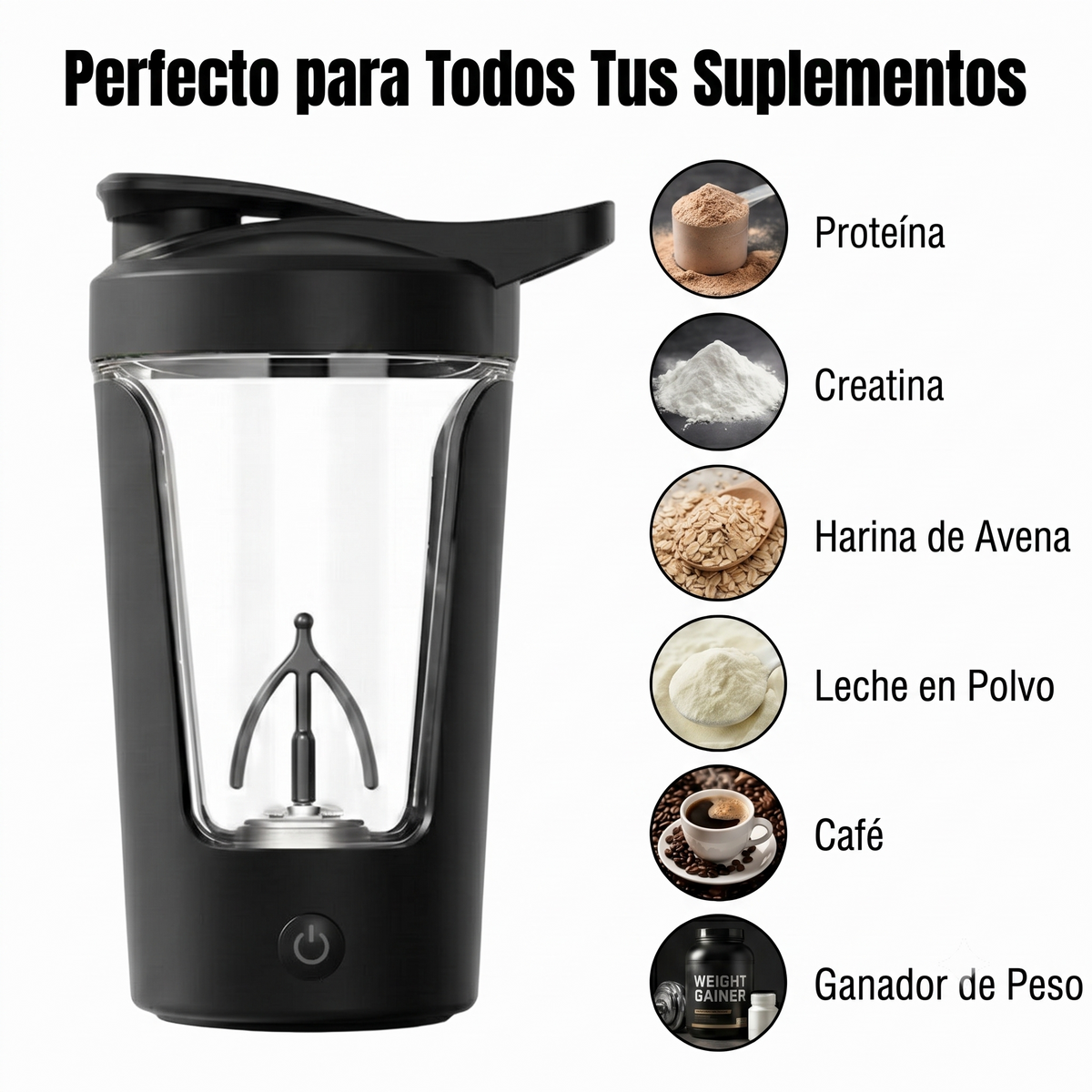 AutoShaker | Batidora Automática Portátil