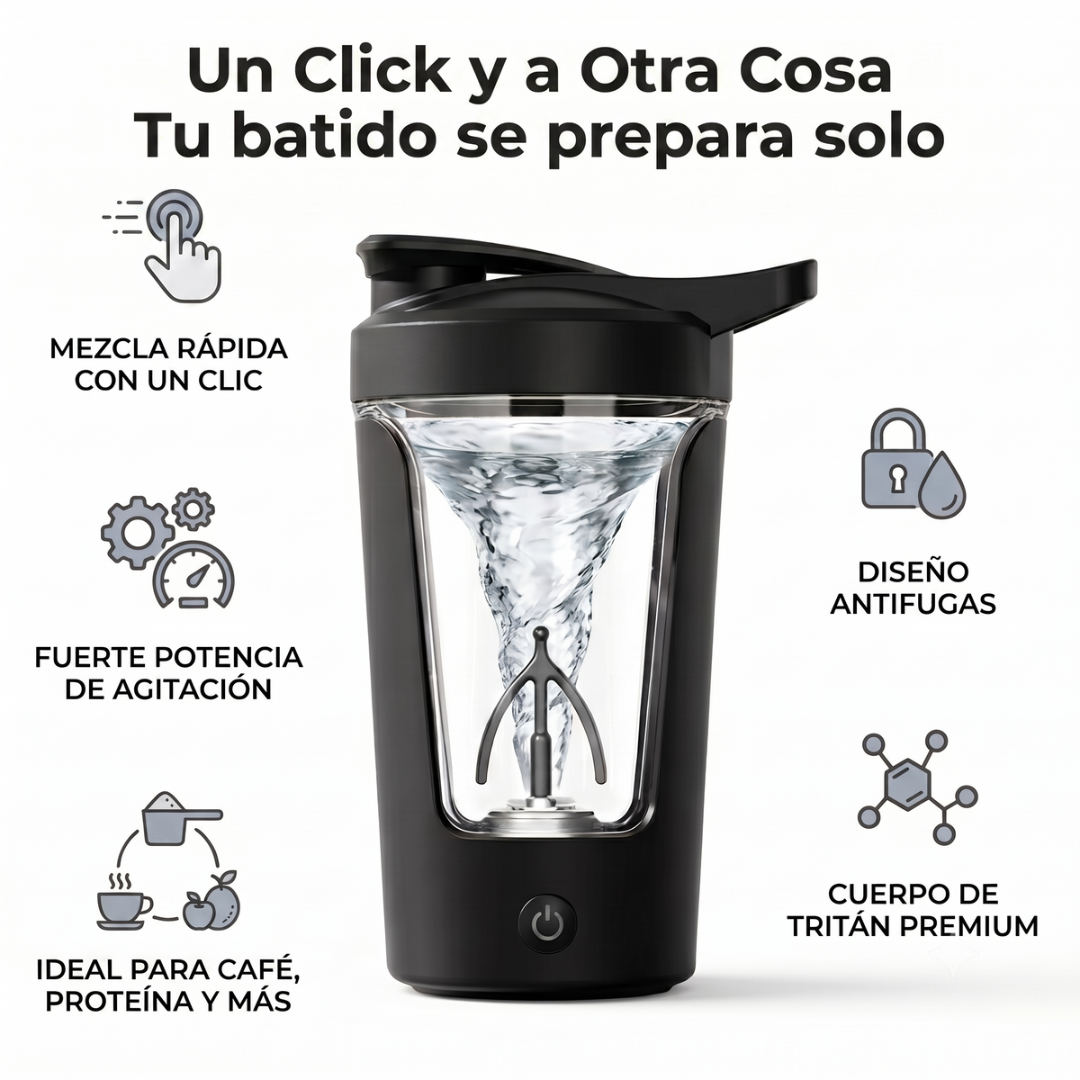 AutoShaker | Batidora Automática Portátil